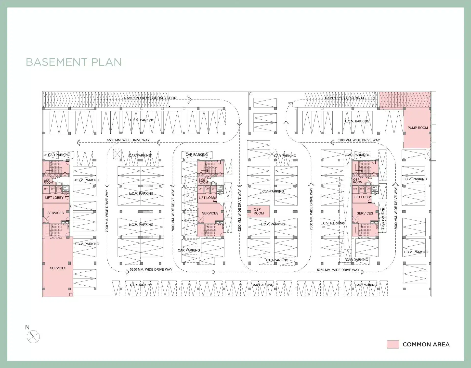 Ecospace Business Tower Basement Plan