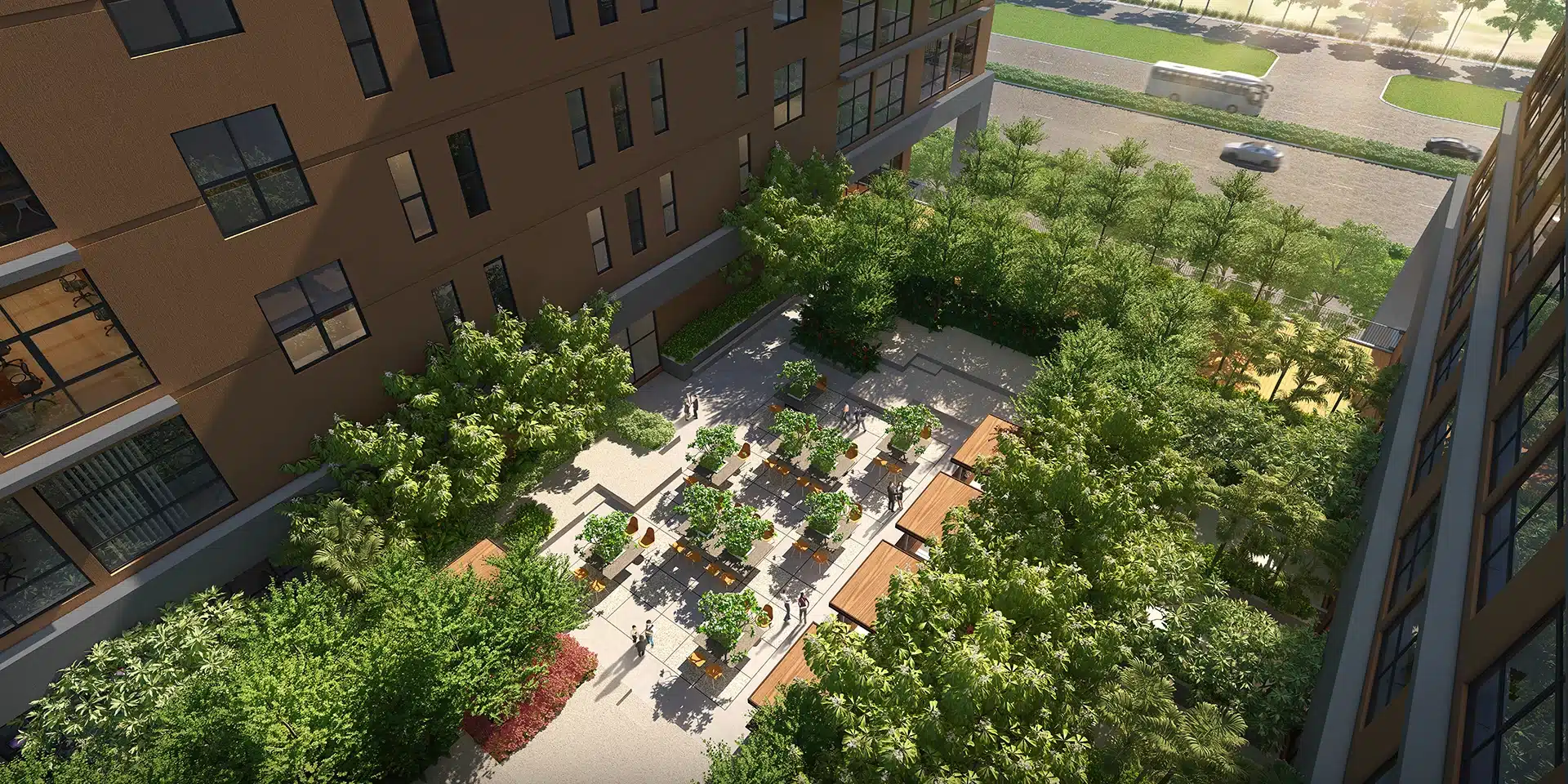 Ecospace Business Tower Concourse Overview