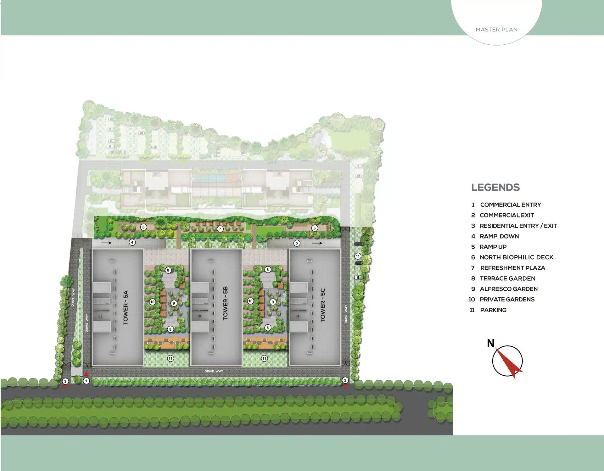 Ecospace Business Tower Master plan
