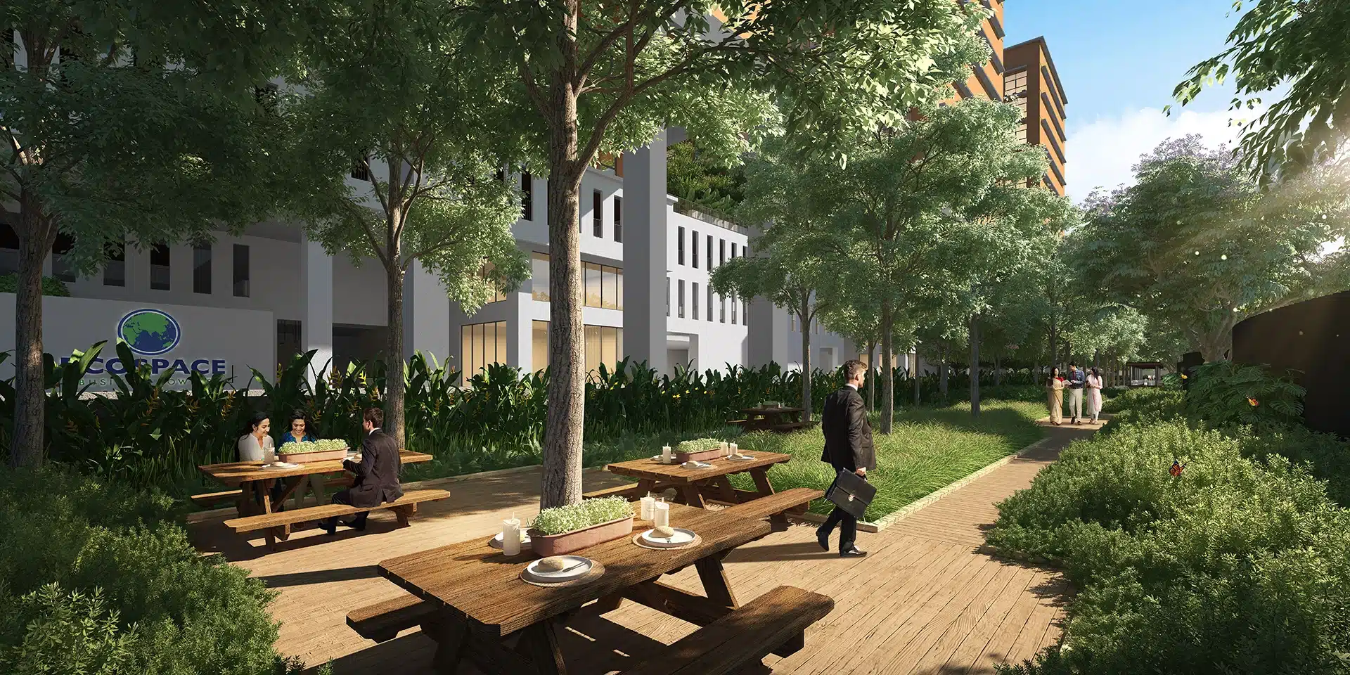 Ecospace Business Tower Outdoor Work Benches