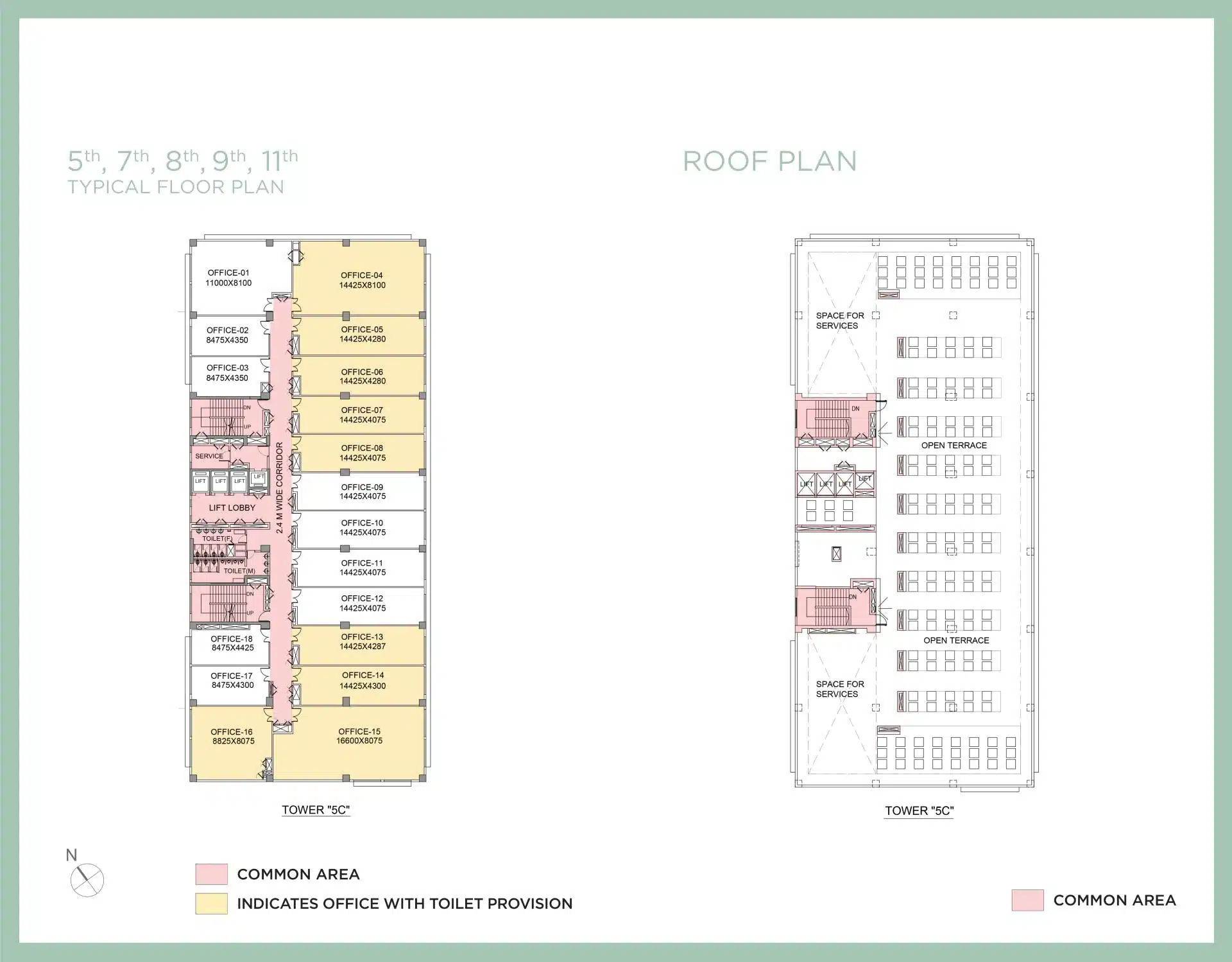 Ecospace Business Tower Roof Plan
