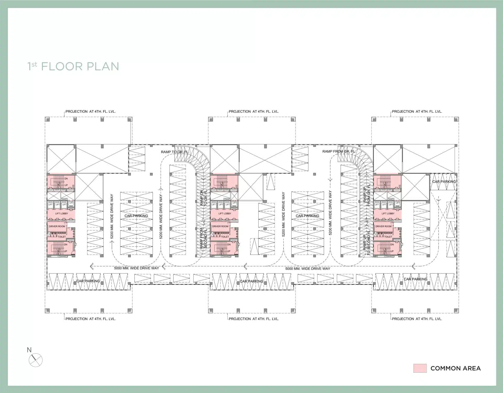 Ecospace Business Tower first Floor Plan